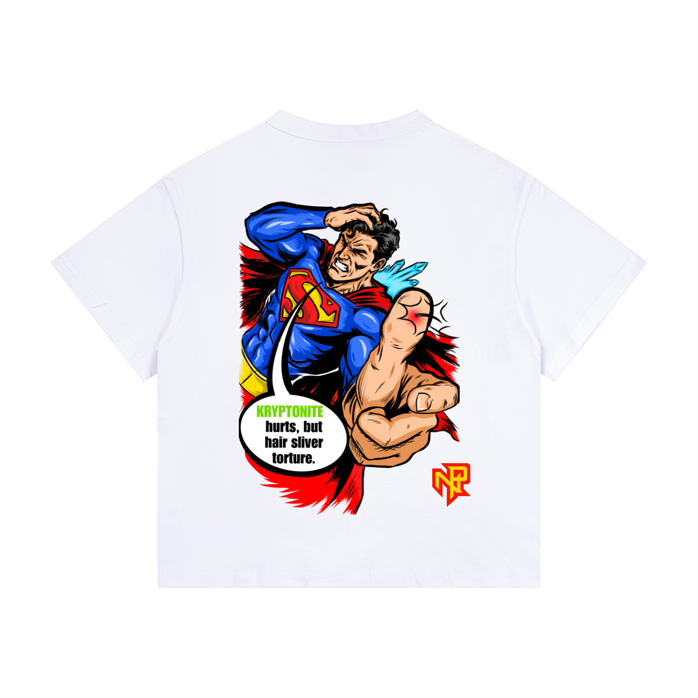 “BEYOND KRYPTONITE” Kid's Loose Fit Drop Shoulder T-Shirt