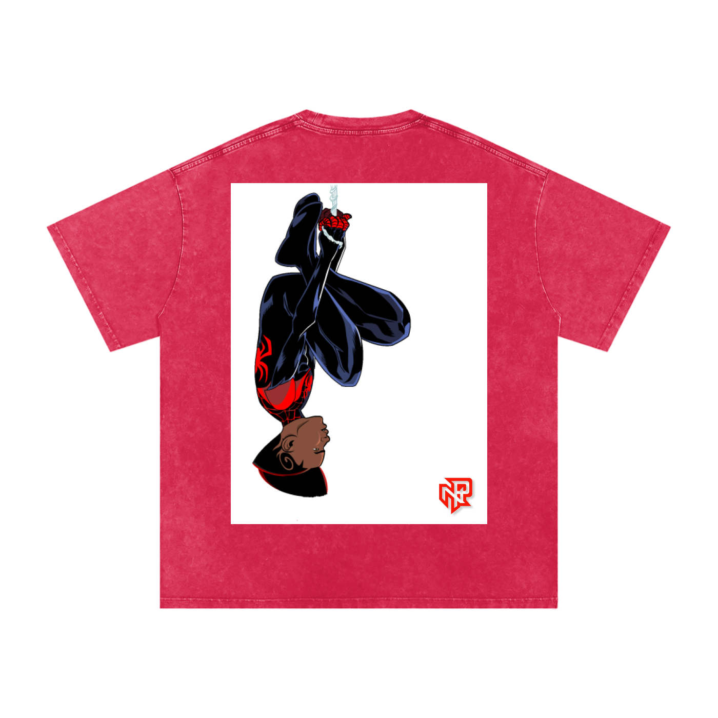 “BARBERVERSE” Snow Washed Oversized Cotton T-Shirt