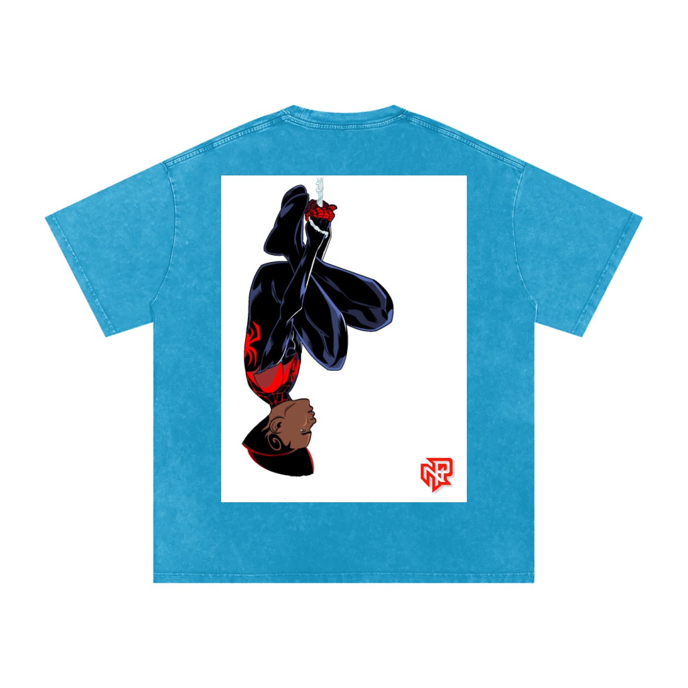 “BARBERVERSE” Snow Washed Oversized Cotton T-Shirt