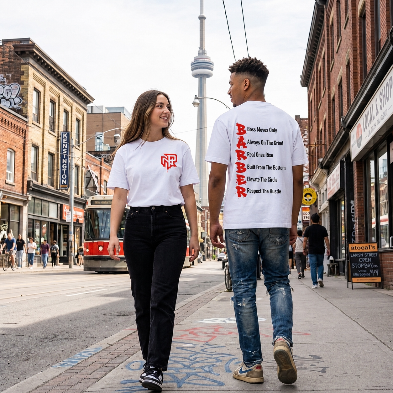 “BARBER” Essential Heavyweight Cotton T-Shirt