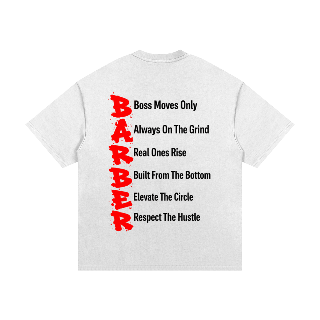 “BARBER” Essential Heavyweight Cotton T-Shirt
